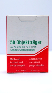 50 Objektträger